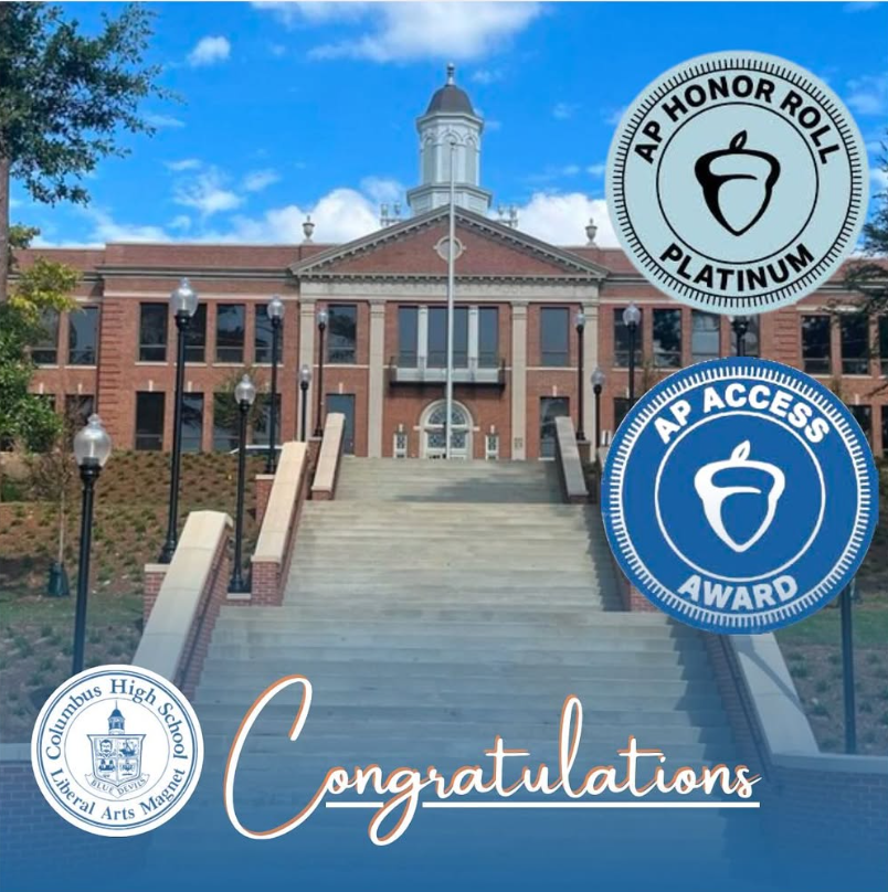 Columbus High School has earned the prestigious Platinum with Access recognition